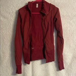 Lululemon Reversable Athletica Burgundy Zip-Up Jacket